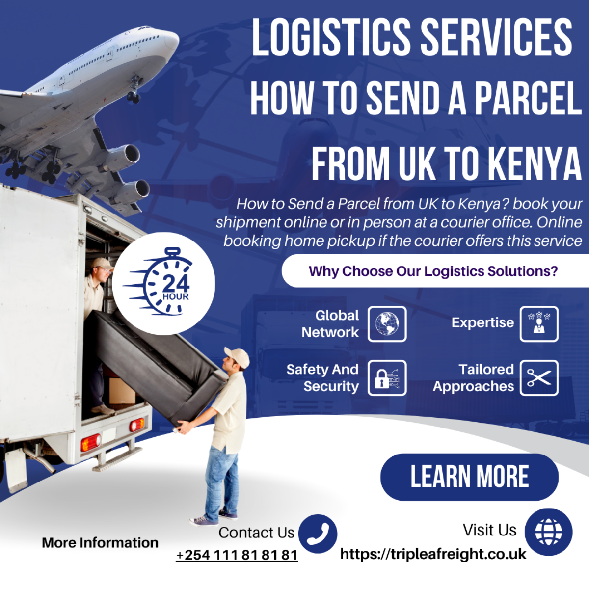 How to Send a Parcel from UK to Kenya